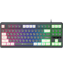 Клавиатура Оклик 711G серый/белый USB for gamer LED (1790385)