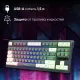 Клавиатура Оклик 711G серый/белый USB for gamer LED (1790385)