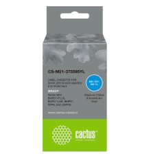 Картридж ленточный Cactus CS-M21-375595YL черный для Brady BMP21-PLUS, BMP21-LAB
