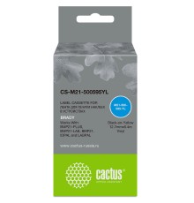 Картридж ленточный Cactus CS-M21-500595YL черный для Brady BMP21-PLUS, BMP21-LAB