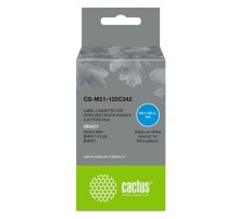 Картридж ленточный Cactus CS-M21-125C342 черный для Brady BMP21-PLUS, BMP21, BMP21-LAB