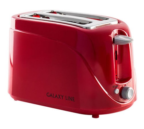 Тостер Galaxy Line GL 2902 красный