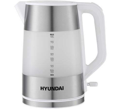 Чайник электрический Hyundai HYK-P4025 2л. 2200Вт белый (корпус: пластик) Чайник электрический Hyundai HYK-P4025 2л. 2200Вт белый (корпус: пластик)