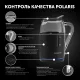 Чайник электрический Polaris PWK 1563CGL 1.5л. 2200Вт черный/прозрачный корпус: стекло/пластик