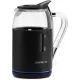 Чайник электрический Polaris PWK 1563CGL 1.5л. 2200Вт черный/прозрачный корпус: стекло/пластик