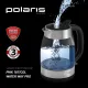 Чайник электрический Polaris PWK 1817CGL 1.8л. 2200Вт нержавеющая сталь/черный (корпус: нержавеющая сталь/стекло)