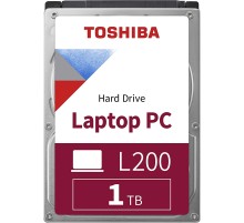 Жесткий диск Toshiba SATA-III 1Tb HDWL110UZSVA Notebook L200 Slim (5400rpm) 128Mb 2.5"