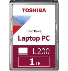 Жесткий диск Toshiba SATA-III 1Tb HDWL110UZSVA Notebook L200 Slim (5400rpm) 128Mb 2.5"