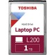 Жесткий диск Toshiba SATA-III 1Tb HDWL110UZSVA Notebook L200 Slim (5400rpm) 128Mb 2.5"