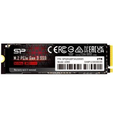 Накопитель SSD Silicon Power PCI-E x4 2Tb SP02KGBP34UD8005 M-Series UD80 M.2 2280