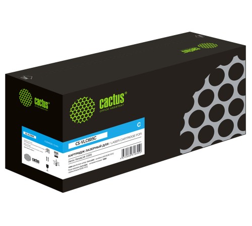 Картридж лазерный Cactus CS-VLC605C 106R03936 голубой (16800стр.) для Xerox VERSALink C605