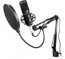 Микрофон проводной Оклик SM-600G 2.5м черный