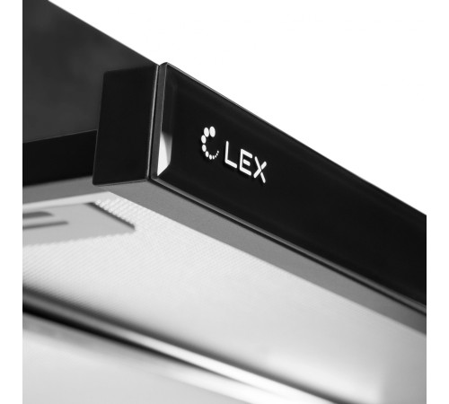 Вытяжка встраиваемая Lex HONVER G 500 черный управление: кнопочное (1 мотор) Вытяжка встраиваемая Lex HONVER G 500 черный управление: кнопочное (1 мотор)