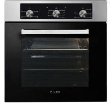 Духовой шкаф Электрический Lex EDM 042 IX нержавеющая сталь/черный