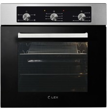 Духовой шкаф Электрический Lex EDM 042 IX нержавеющая сталь/черный