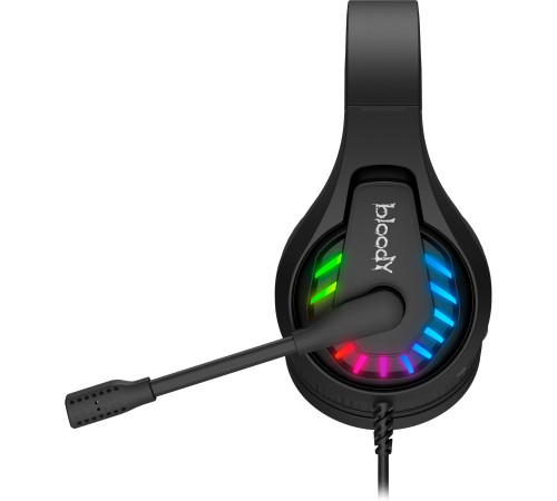 Наушники с микрофоном A4Tech Bloody G230 черный 2м накладные USB оголовье (G230) Наушники с микрофоном A4Tech Bloody G230 черный 2м накладные USB оголовье (G230)