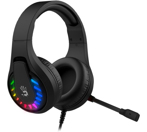 Наушники с микрофоном A4Tech Bloody G230 черный 2м накладные USB оголовье (G230) Наушники с микрофоном A4Tech Bloody G230 черный 2м накладные USB оголовье (G230)