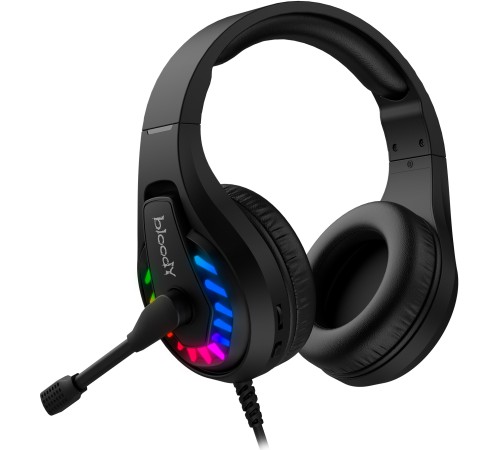 Наушники с микрофоном A4Tech Bloody G230p черный 2м накладные оголовье (G230P) Наушники с микрофоном A4Tech Bloody G230p черный 2м накладные оголовье (G230P)