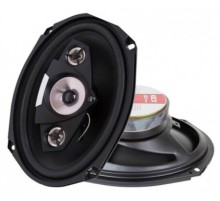 Колонки автомобильные Kicx DC 694MR 180Вт 90дБ 4Ом 16x24см (6x9дюйм) (ком.:2кол.) коаксиальные четырехполосные