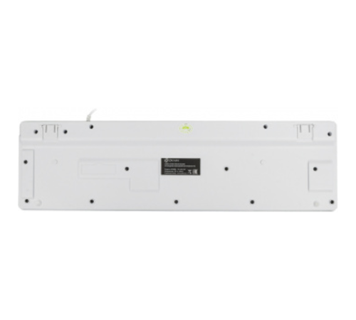 Oklick 420MRL white USB slim Multimedia LED [1091227]