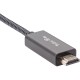 Кабель DisplayPort M-> HDMI M 4K@60Hz 1.8m Telecom,оплетка (TA561M-1.8M) VCOM Кабель-переходник Telecom DisplayPort M/HDMI M (TA561M-1.8M)