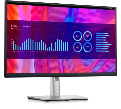 Монитор Dell 23.8" P2423DE черный IPS LED 5ms 16:9 HDMI матовая HAS Pivot 1000:1 300cd 178гр/178гр 2560x1440 DisplayPort USB 5.98кг (RUS)