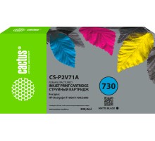 Картридж струйный Cactus CS-P2V71A №730 черный матовый (300мл) для HP Designjet T1600/1700/2600