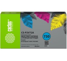 Картридж струйный Cactus CS-P2V72A №730 серый (300мл) для HP Designjet T1600/1700/2600