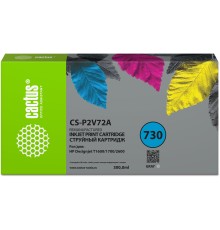 Картридж струйный Cactus CS-P2V72A №730 серый (300мл) для HP Designjet T1600/1700/2600
