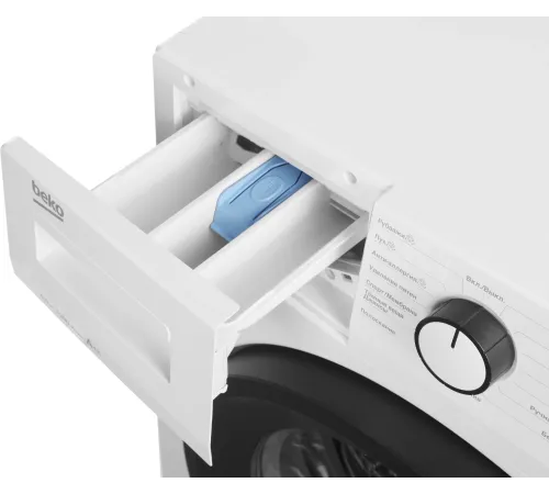 Стиральная машина Beko WSRE6H612ZAWI класс: A загр.фронтальная макс.:6.5кг белый Стиральная машина Beko WSRE6H612ZAWI класс: A загр.фронтальная макс.:6.5кг белый