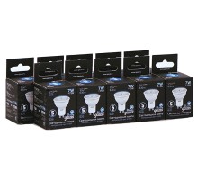 Лампа светодиодная Gauss MR16 7Вт цок.:GU10 спот 220B 4100K св.свеч.бел.ней. MR16 (упак.:10шт) (101506207)