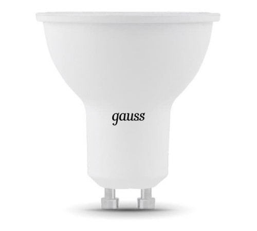 Лампа светодиодная Gauss MR16 7Вт цок.:GU10 спот 220B 4100K св.свеч.бел.ней. MR16 (упак.:10шт) (101506207)
