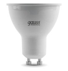 Лампа светодиодная Gauss Spotlight Elementary 9Вт цок.:GU10 спот 220B 4100K св.свеч.бел.ней. MR16 (упак.:10шт) (13629)