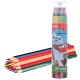 Карандаши цв. Deli EC00817 Super Wings шестигран. тополь 18цв. туба пл.