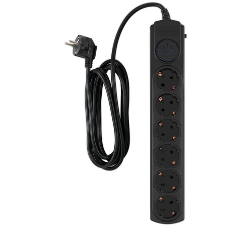Сетевой фильтр Ippon BK-6-EU-3-10-B 3м (6 розеток) черный (коробка) Сетевой фильтр Ippon BK-6-EU-3-10-B 3м (6 розеток) черный (коробка)