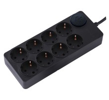 Сетевой фильтр Ippon BK-8-EU-5-10-B 5м (8 розеток) черный (коробка)