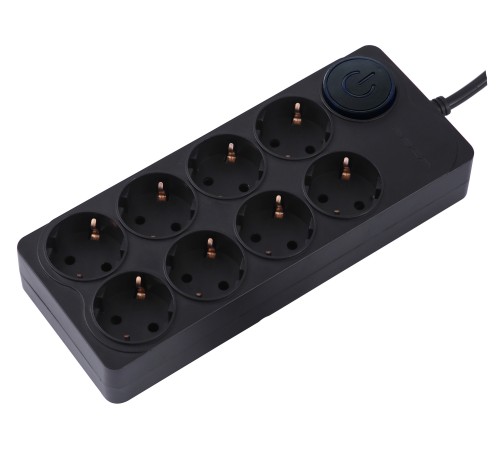 Сетевой фильтр Ippon BK-8-EU-5-10-B 5м (8 розеток) черный (коробка) Сетевой фильтр Ippon BK-8-EU-5-10-B 5м (8 розеток) черный (коробка)