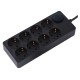 Сетевой фильтр Ippon BK-8-EU-5-10-B 5м (8 розеток) черный (коробка)