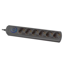 Сетевой фильтр Ippon BK-6-EU-3-16-B 3м (6 розеток) черный (коробка)