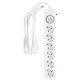 Сетевой фильтр Ippon BK-6-EU-3-16-W 3м (6 розеток) белый (коробка)