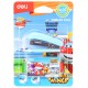 Степлер настольный Deli E0249 Super Wings 24/6 26/6 (12листов) ассорти 40скоб металл/пластик блистер