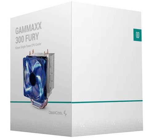 Устройство охлаждения(кулер) Deepcool GAMMAXX 300 FURY Soc-AM4/1151/1200/1700 4-pin 18-21dB Al+Cu 130W 435gr LED Ret
