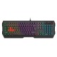 Клавиатура A4Tech Bloody B140N черный USB Multimedia for gamer LED (подставка для запястий) (B140N)
