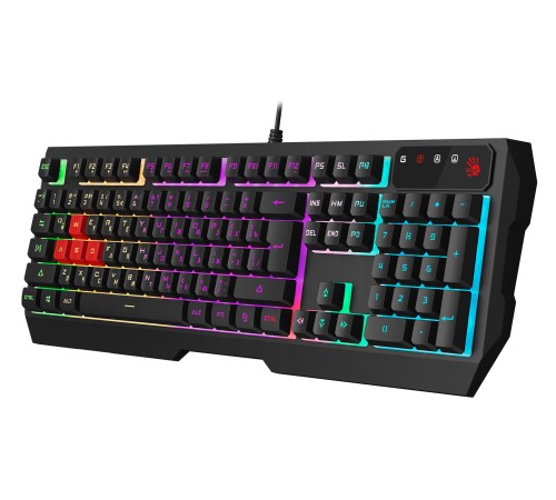 Клавиатура A4Tech Bloody B140N черный USB Multimedia for gamer LED (подставка для запястий) (B140N) Клавиатура A4Tech Bloody B140N черный USB Multimedia for gamer LED (подставка для запястий) (B140N)