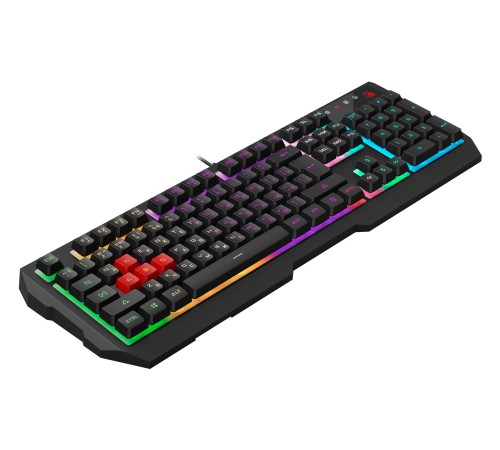 Клавиатура A4Tech Bloody B140N черный USB Multimedia for gamer LED (подставка для запястий) (B140N) Клавиатура A4Tech Bloody B140N черный USB Multimedia for gamer LED (подставка для запястий) (B140N)