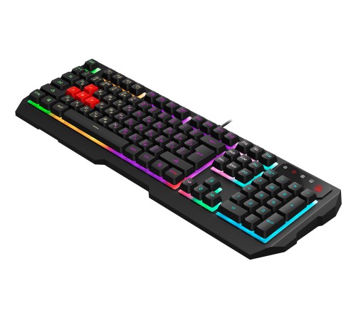 Клавиатура A4Tech Bloody B140N черный USB Multimedia for gamer LED (подставка для запястий) (B140N) Клавиатура A4Tech Bloody B140N черный USB Multimedia for gamer LED (подставка для запястий) (B140N)
