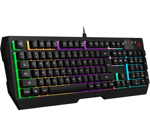Клавиатура A4Tech Bloody B135N черный USB Multimedia for gamer LED (подставка для запястий) (B135N) Клавиатура A4Tech Bloody B135N черный USB Multimedia for gamer LED (подставка для запястий) (B135N)