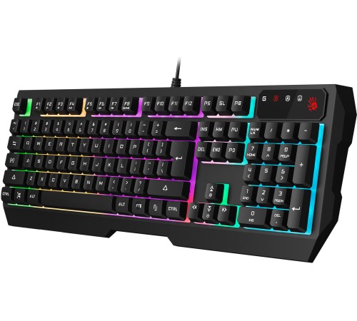 Клавиатура A4Tech Bloody B135N черный USB Multimedia for gamer LED (подставка для запястий) (B135N) Клавиатура A4Tech Bloody B135N черный USB Multimedia for gamer LED (подставка для запястий) (B135N)