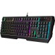 Клавиатура A4Tech Bloody B135N черный USB Multimedia for gamer LED (подставка для запястий) (B135N)