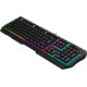 Клавиатура A4Tech Bloody B135N черный USB Multimedia for gamer LED (подставка для запястий) (B135N)